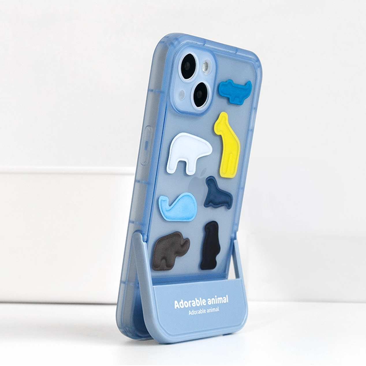 Transparent Animal Pattern Fancy Protective Phone Case Furever Adorable