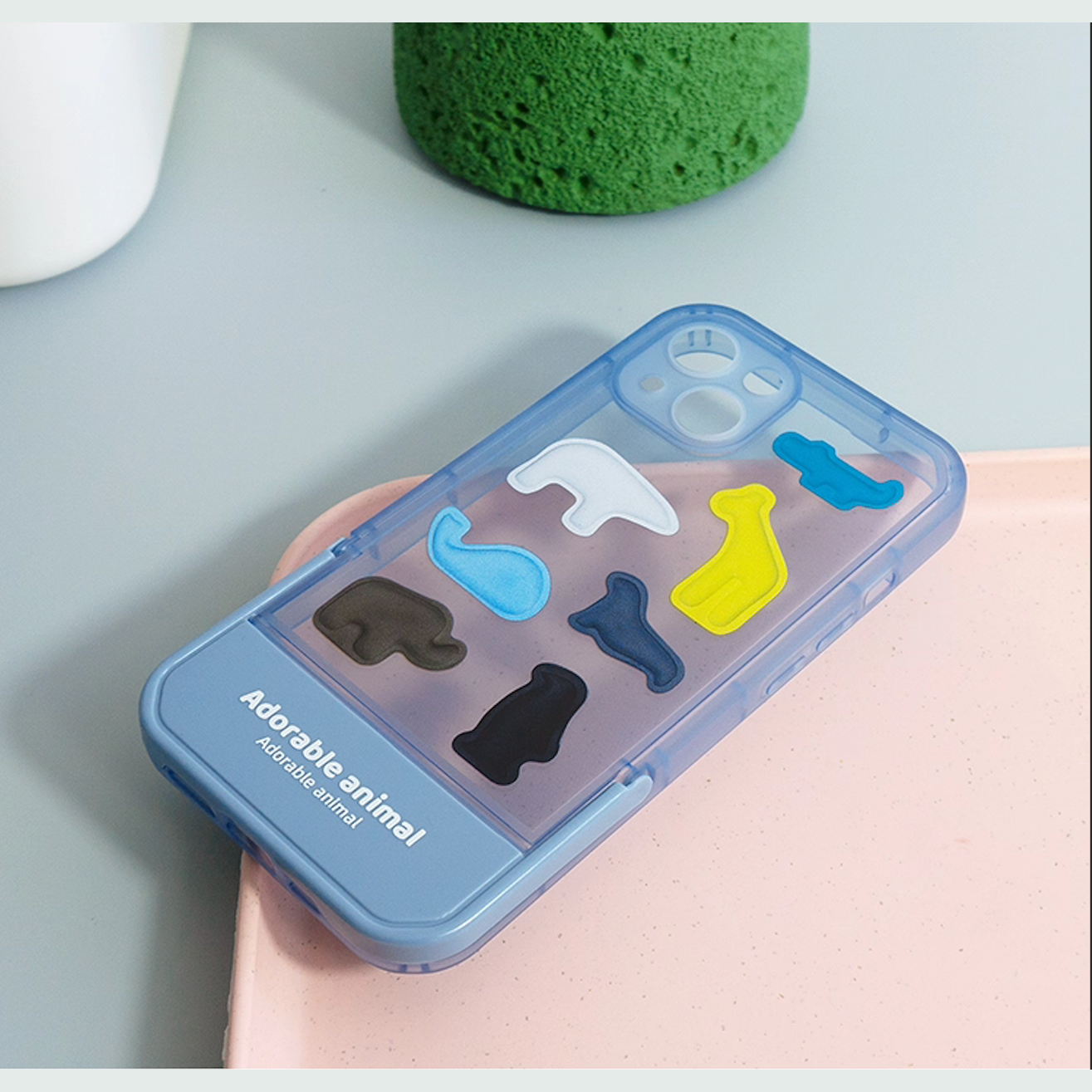 Transparent Animal Pattern Fancy Protective Phone Case Furever Adorable