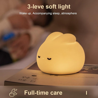 USB Rabbit Night Light for Kids-Furever Adorable