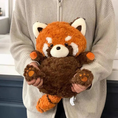 25/35CM Cute Cartoon Raccoon Panda Plush Toys Soft Stuffed Animals Pillow Hugging Plushie Gift for Birthday Halloween Christmas Furever Adorable 