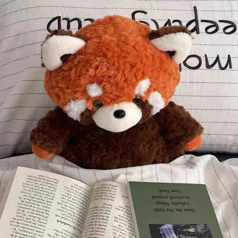 25/35CM Cute Cartoon Raccoon Panda Plush Toys Soft Stuffed Animals Pillow Hugging Plushie Gift for Birthday Halloween Christmas Furever Adorable 