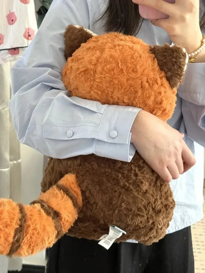 25/35CM Cute Cartoon Raccoon Panda Plush Toys Soft Stuffed Animals Pillow Hugging Plushie Gift for Birthday Halloween Christmas Furever Adorable 