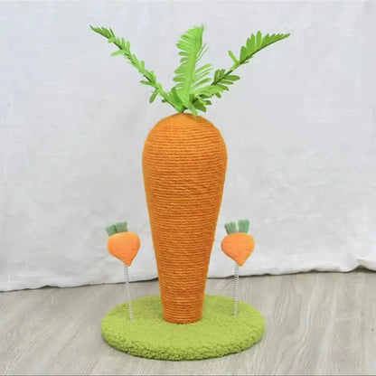 Vertical Carrot Cat Scratching Board-Furever Adorable