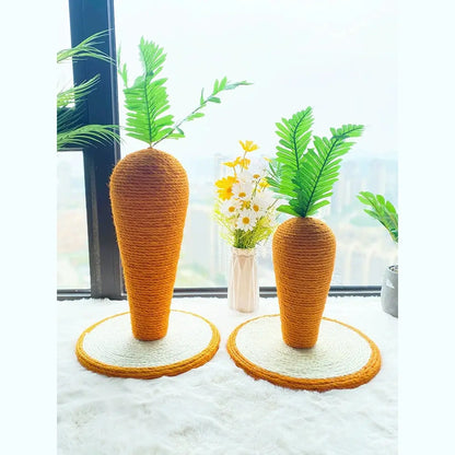 Vertical Carrot Cat Scratching Board-Furever Adorable