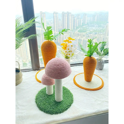 Vertical Carrot Cat Scratching Board-Furever Adorable