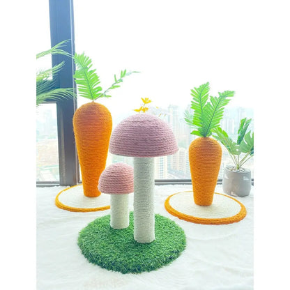 Vertical Carrot Cat Scratching Board-Furever Adorable