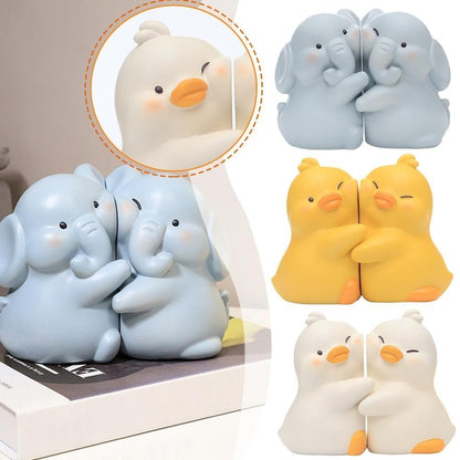 White Ducks Decorative Bookends-Furever Adorable