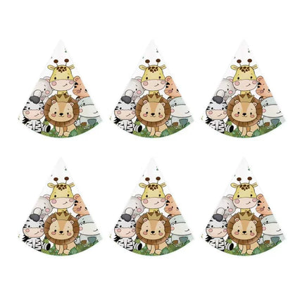 Wild One Safari Adventure Party Set - Jungle Friends Edition Furever Adorable 