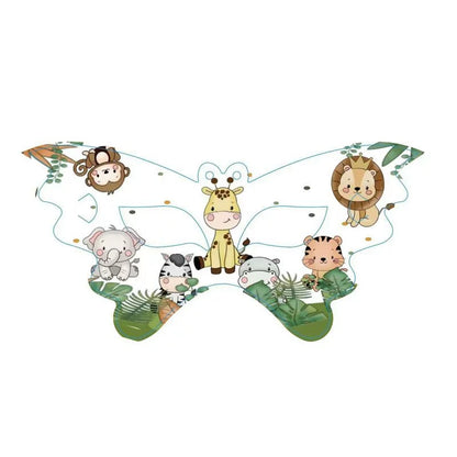 Wild One Safari Adventure Party Set - Jungle Friends Edition Furever Adorable 