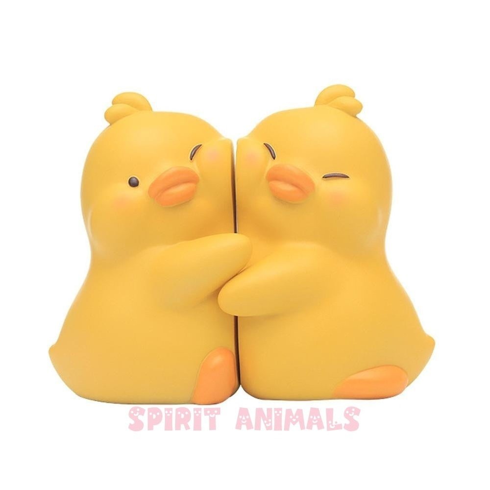 Yellow Ducks Decorative Bookends-Furever Adorable