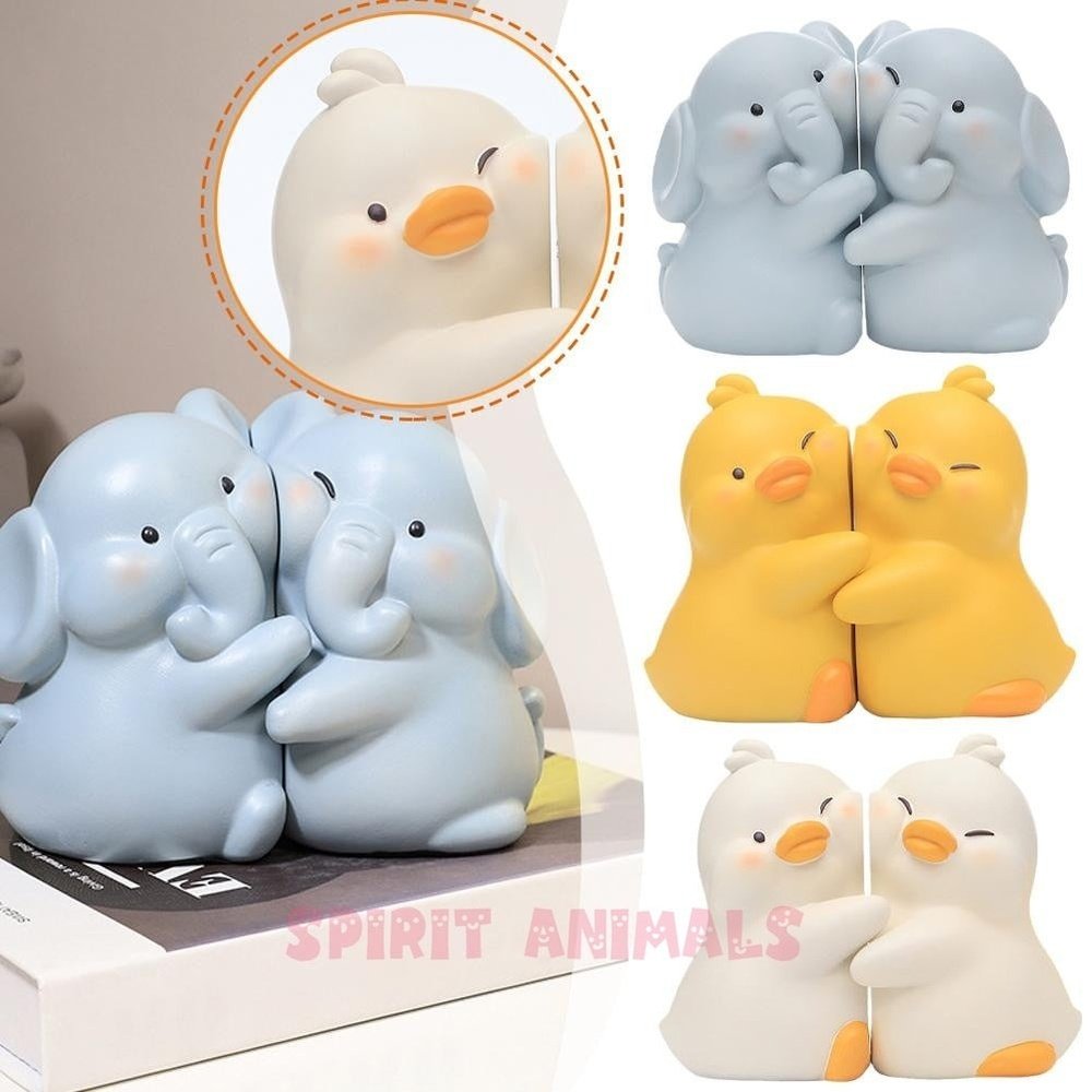 Yellow Ducks Decorative Bookends-Furever Adorable