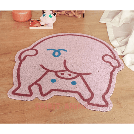 Yoga Piggy Butt Doormat-Furever Adorable