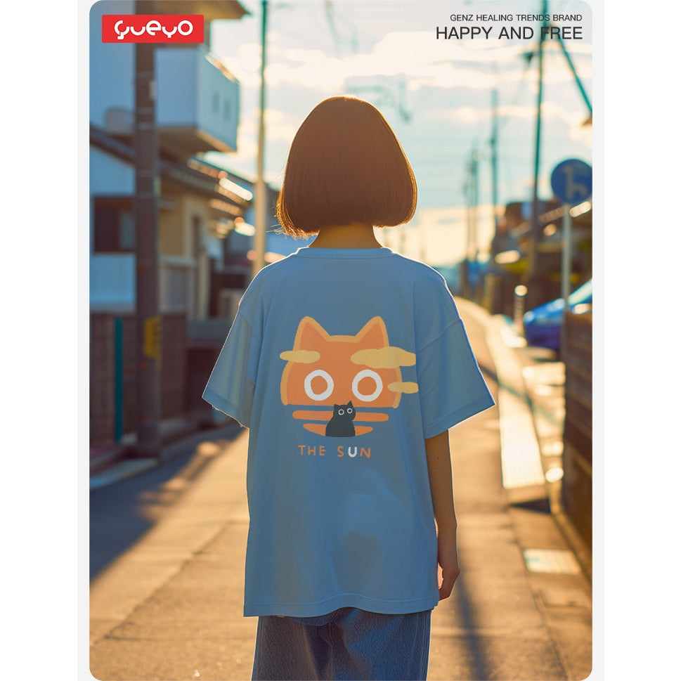 moon&sun Cat T-Shirt-Furever Adorable