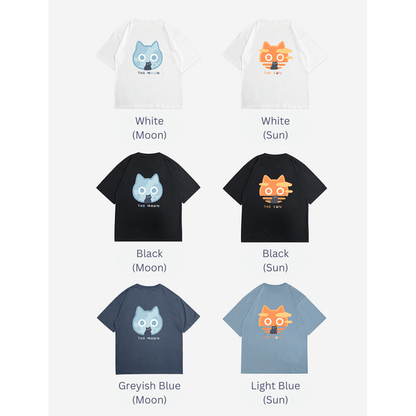 moon&sun Cat T-Shirt-Furever Adorable